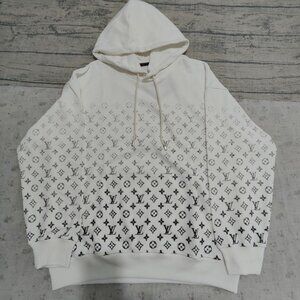 Louis Vuitton Gradient Monogram White Hoodie